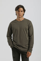 T-shirt manica lunga 100% cotone|Colore:Verde scuro