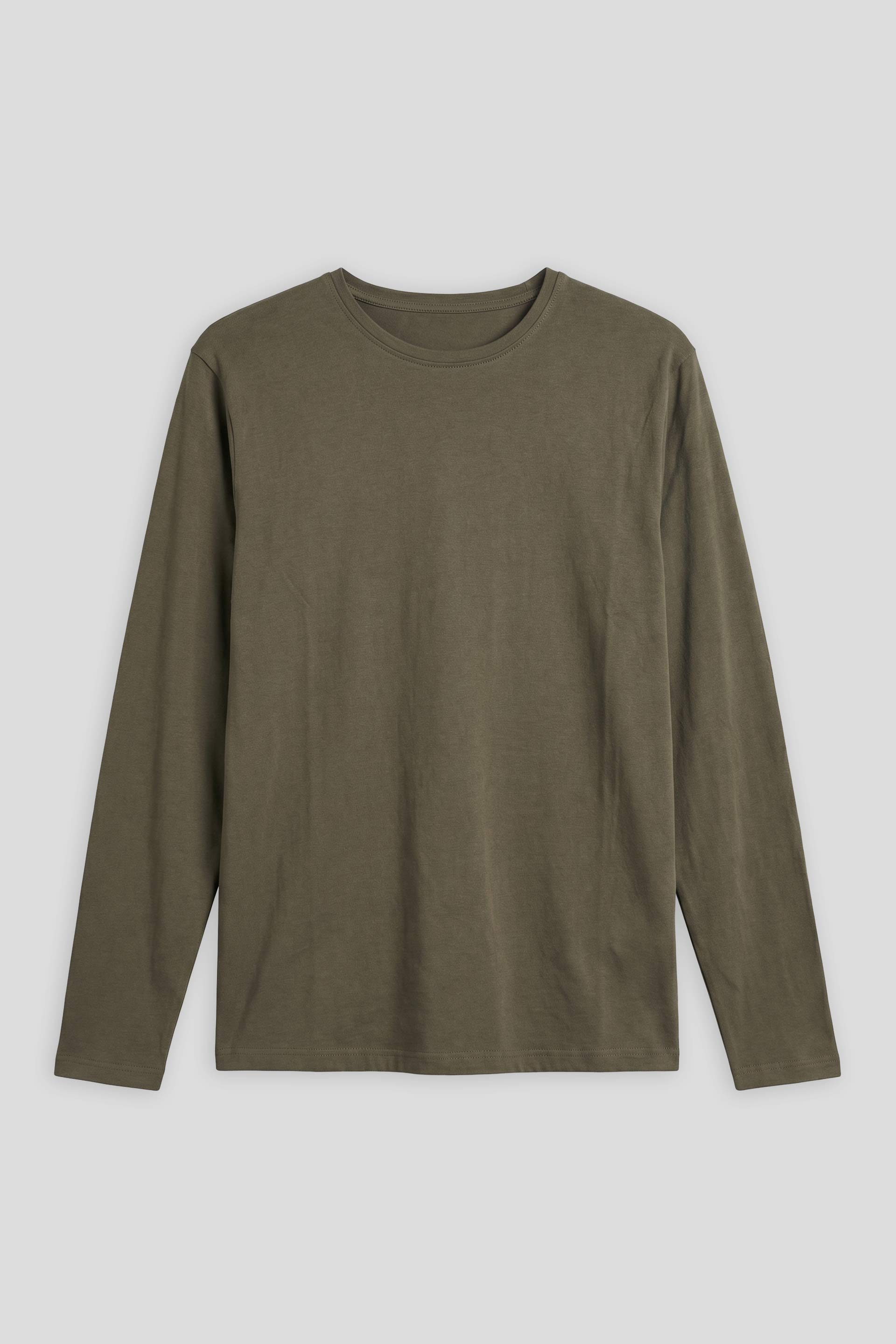 T-shirt manica lunga 100% cotone|Colore:Verde scuro