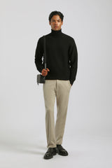 Pantaloni chino con laccetto|Colore:Beige