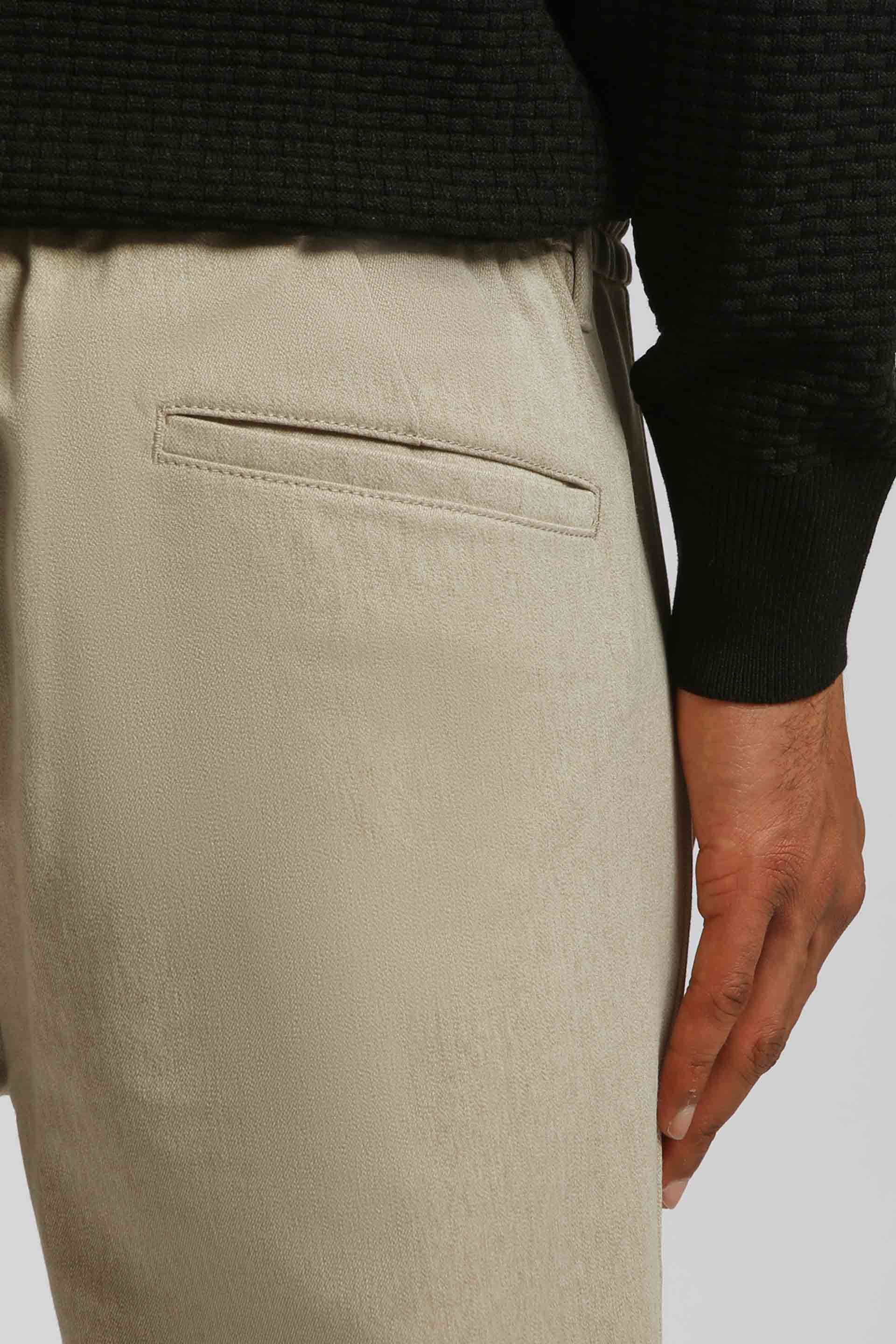Pantaloni chino con laccetto|Colore:Beige