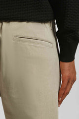 Pantaloni chino con laccetto|Colore:Beige