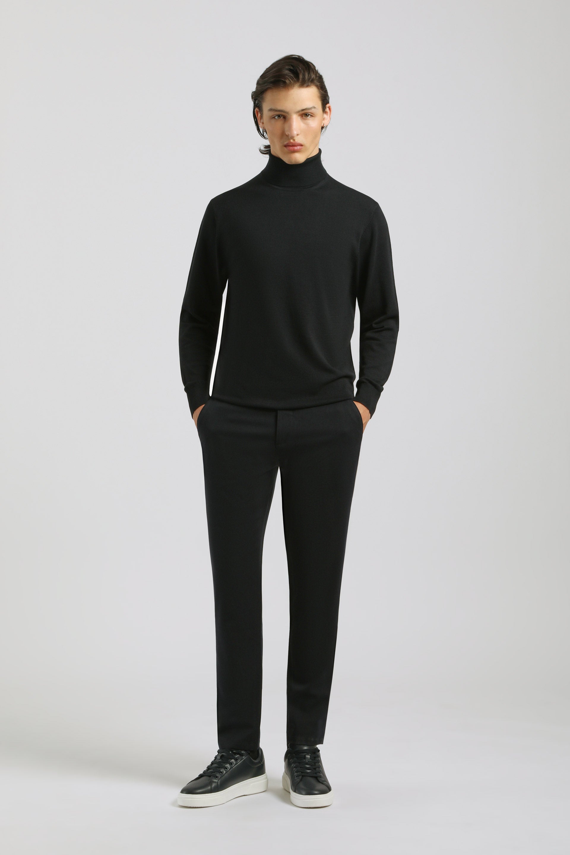 Pantaloni chino|Colore:Navy