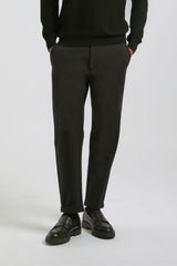 Pantaloni chino in nylon|Colore:Nero