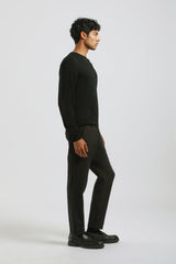 Pantaloni chino in nylon|Colore:Nero