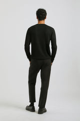 Pantaloni chino in nylon|Colore:Nero