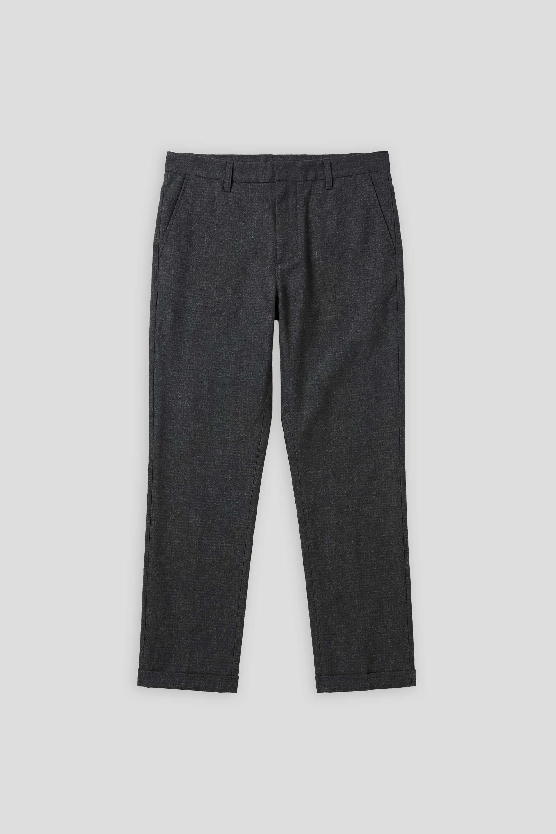 Pantaloni chino con fantasia a quadri|Colore:Blue