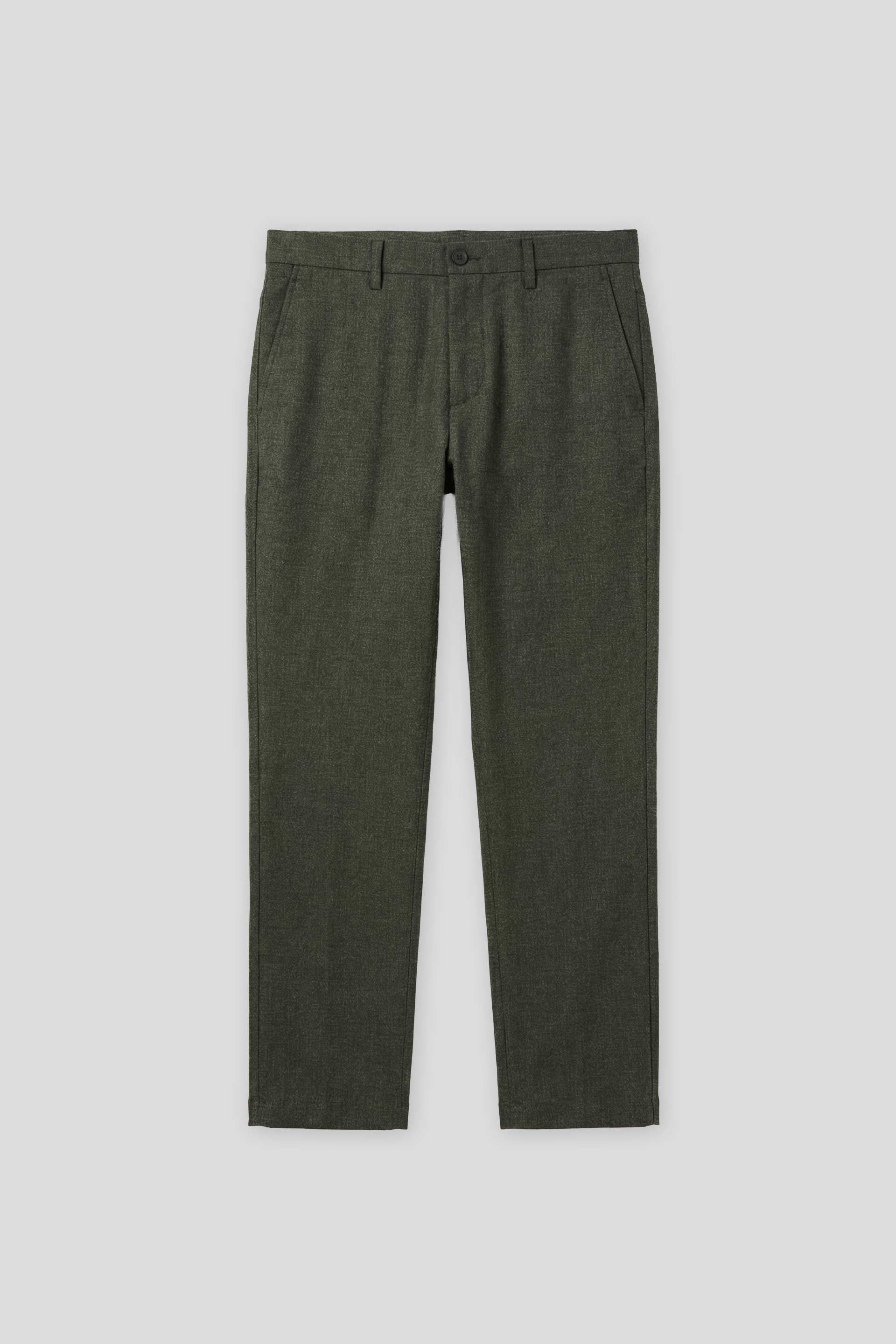 Pantaloni chino con fantasia a quadri|Colore:Grigio scuro