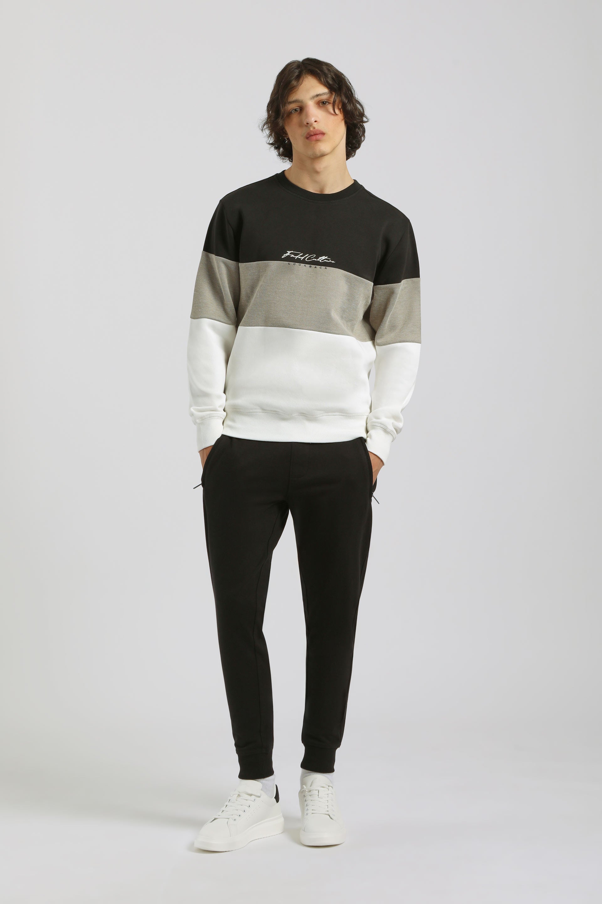 Jogger in felpa|Colore:Nero