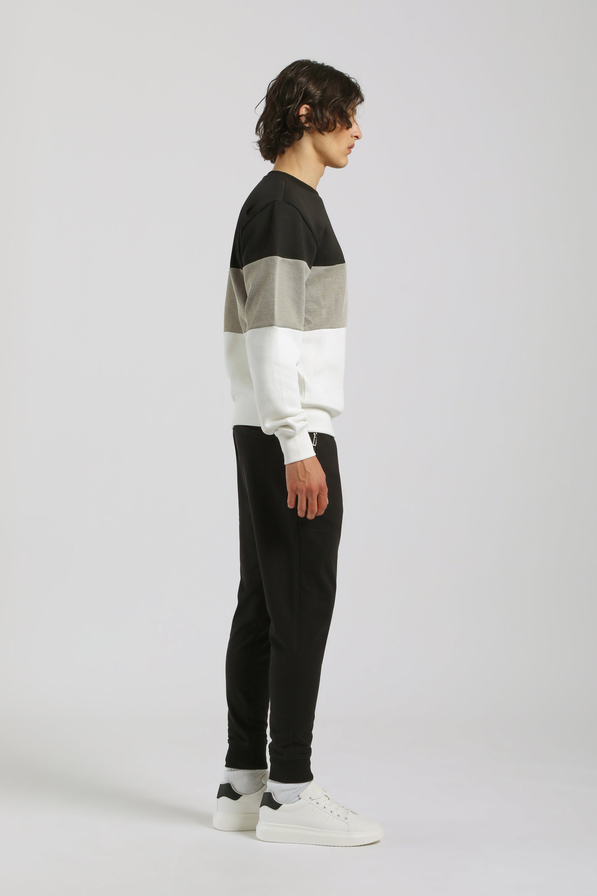 Jogger in felpa|Colore:Nero