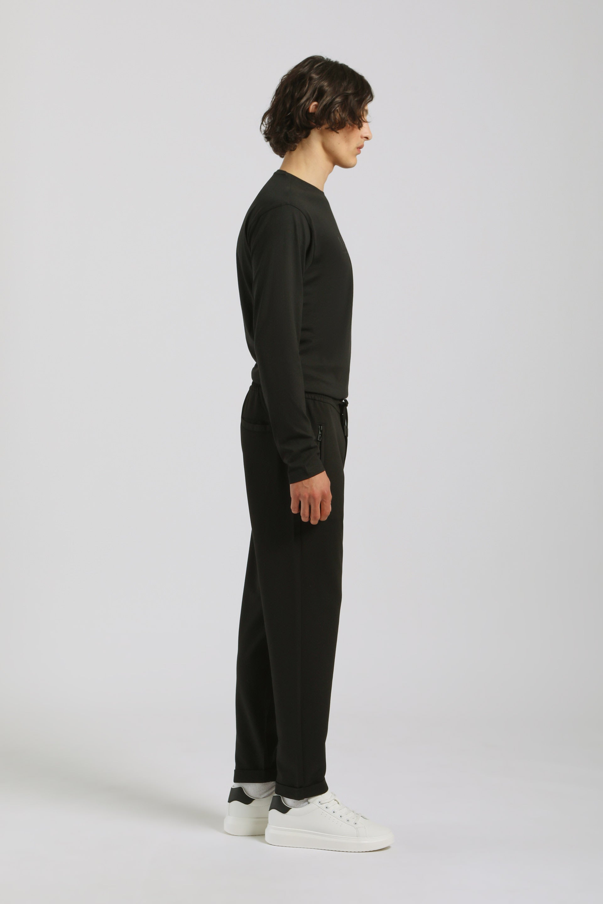 Jogger in felpa|Colore:Nero