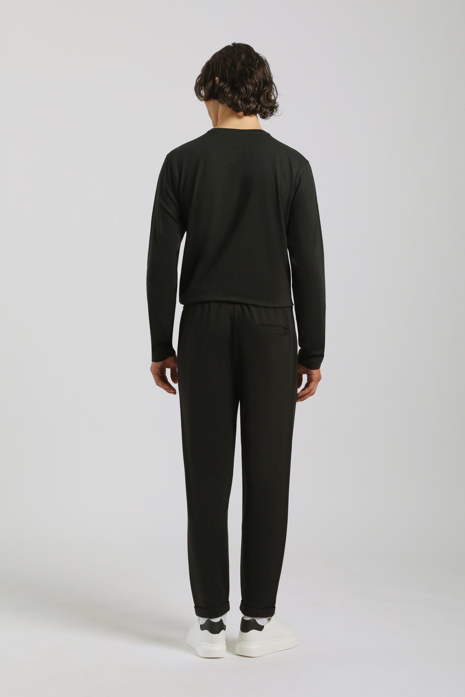 Jogger in felpa|Colore:Nero