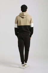 Jogger cargo in felpa|Colore:Nero