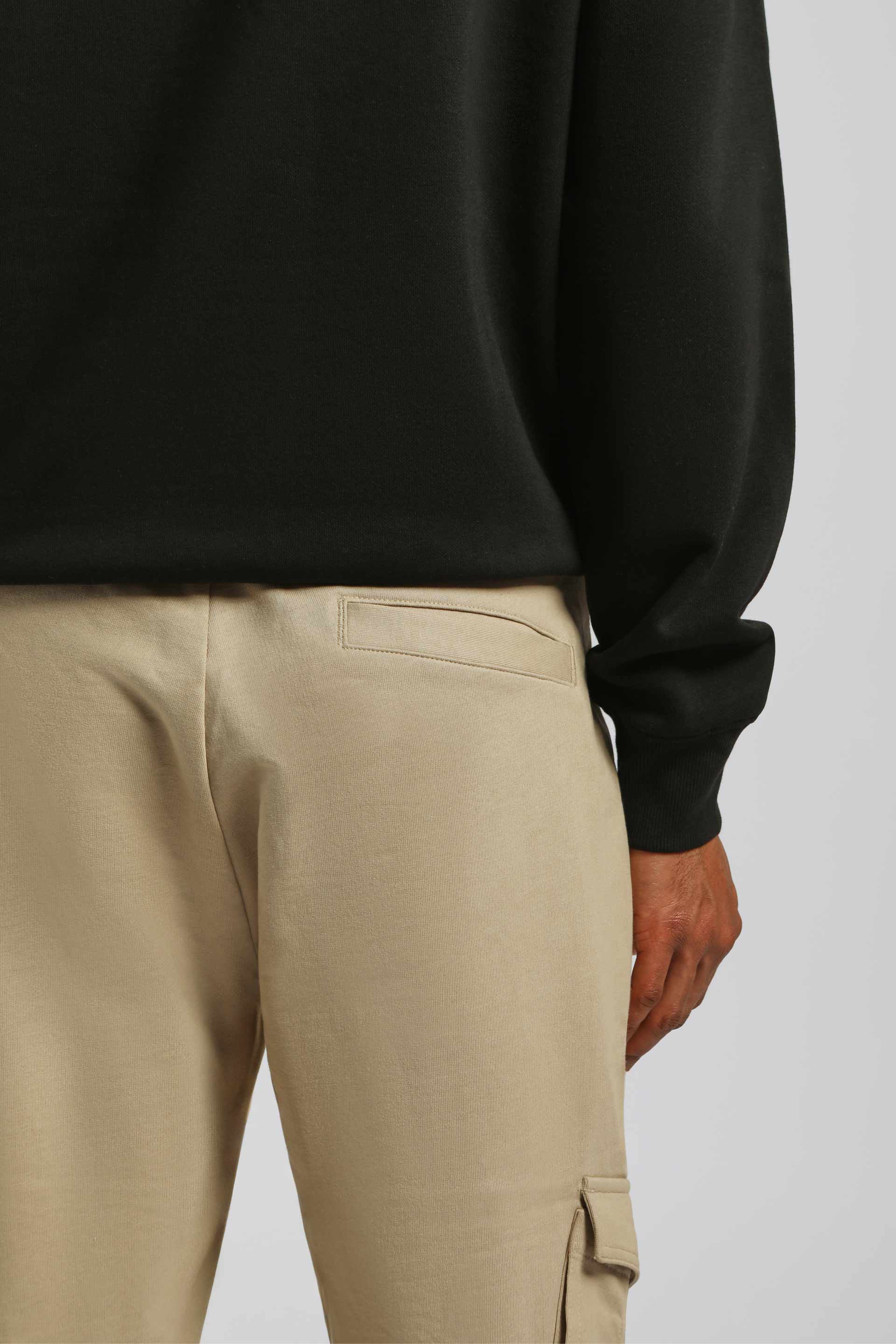 Jogger cargo in felpa|Colore:Sabbia