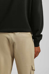 Jogger cargo in felpa|Colore:Sabbia