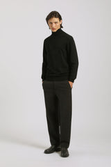 Pantaloni chino in tessuto tecnico|Colore:Nero