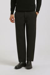 Pantaloni chino in tessuto tecnico|Colore:Nero
