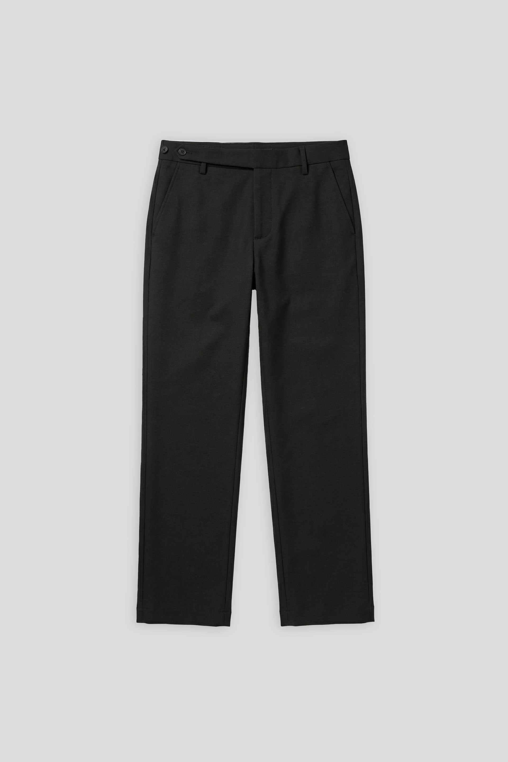 Pantaloni chino in tessuto tecnico|Colore:Nero