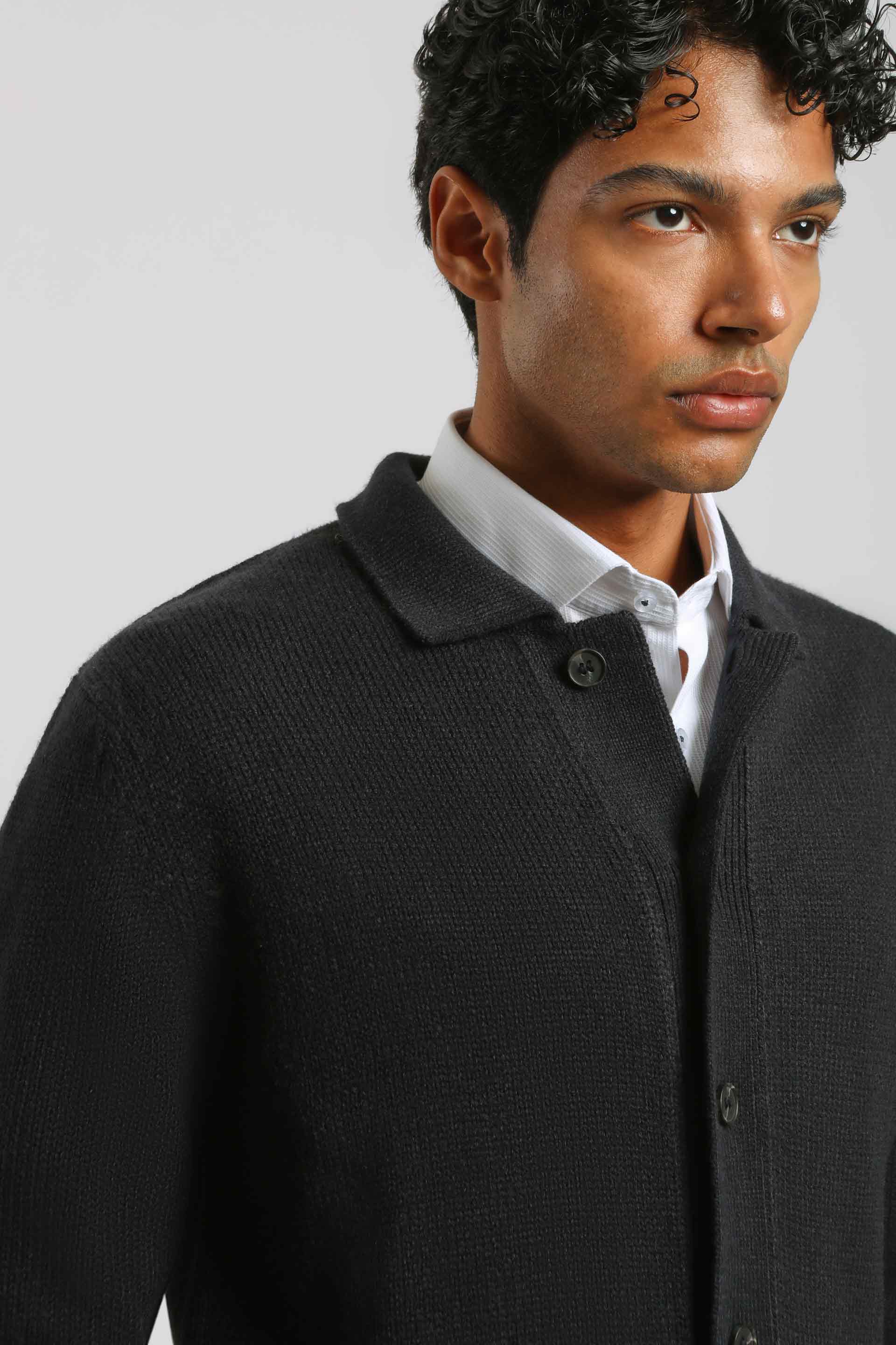 Cardigan con bottoni|Colore:Blue