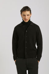 Cardigan con bottoni|Colore:Nero