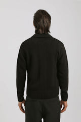 Cardigan con bottoni|Colore:Nero