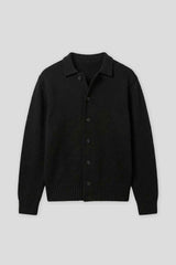 Cardigan con bottoni|Colore:Nero