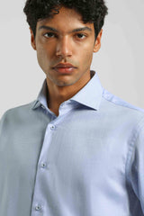 Camicia tinta unita 100% cotone|Colore:Acquamarina