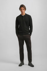 Pantaloni chino in cotone|Colore:Moro