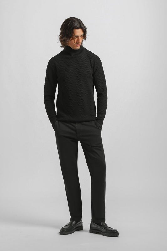 Pantaloni chino in cotone|Colore:Nero