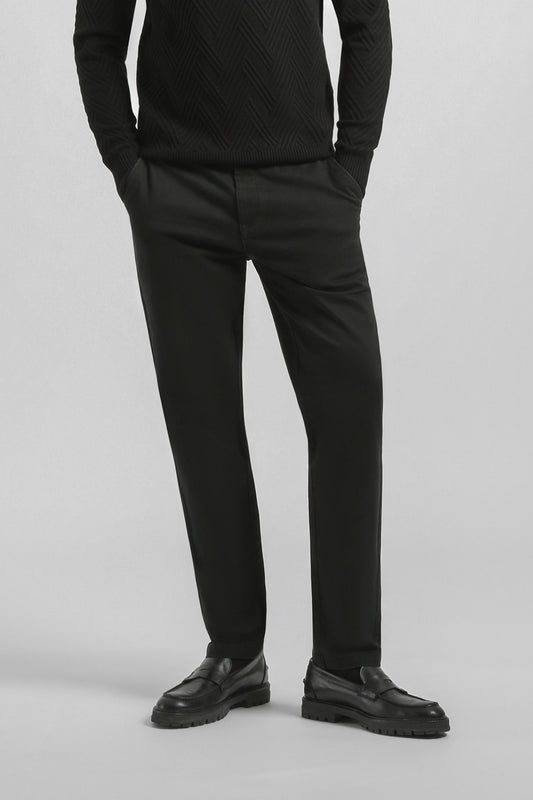 Pantaloni chino in cotone|Colore:Nero