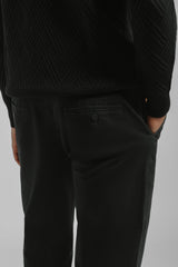 Pantaloni chino in cotone|Colore:Nero
