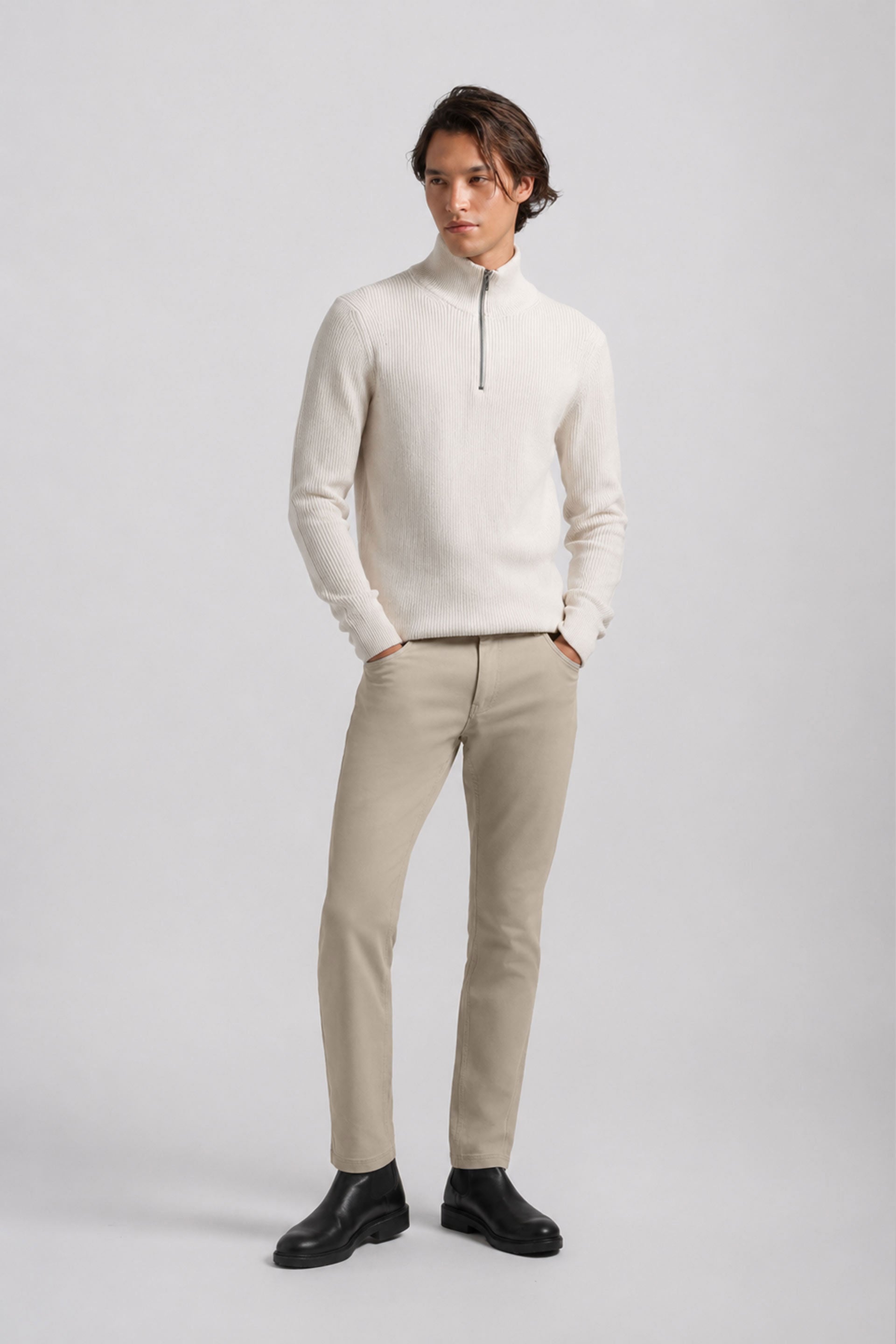 Pantaloni cinque tasche|Colore:Safari