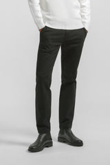 Pantaloni chino in cotone|Colore:Nero