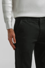 Pantaloni chino in cotone|Colore:Nero