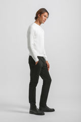 Pantaloni chino in cotone|Colore:Nero