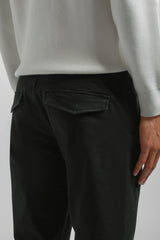 Pantaloni chino in cotone|Colore:Nero