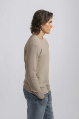 Maglia girocollo in viscosa|Colore:Beige
