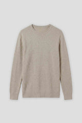 Maglia girocollo in viscosa|Colore:Beige