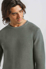 Maglia girocollo 100% cotone|Colore:Fango