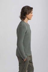 Maglia girocollo 100% cotone|Colore:Fango