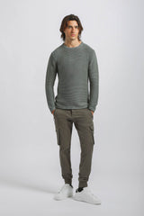 Maglia girocollo 100% cotone|Colore:Fango
