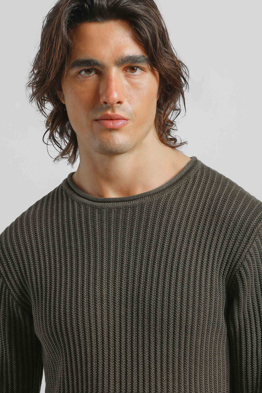 Maglia girocollo 100% cotone|Colore:Verde
