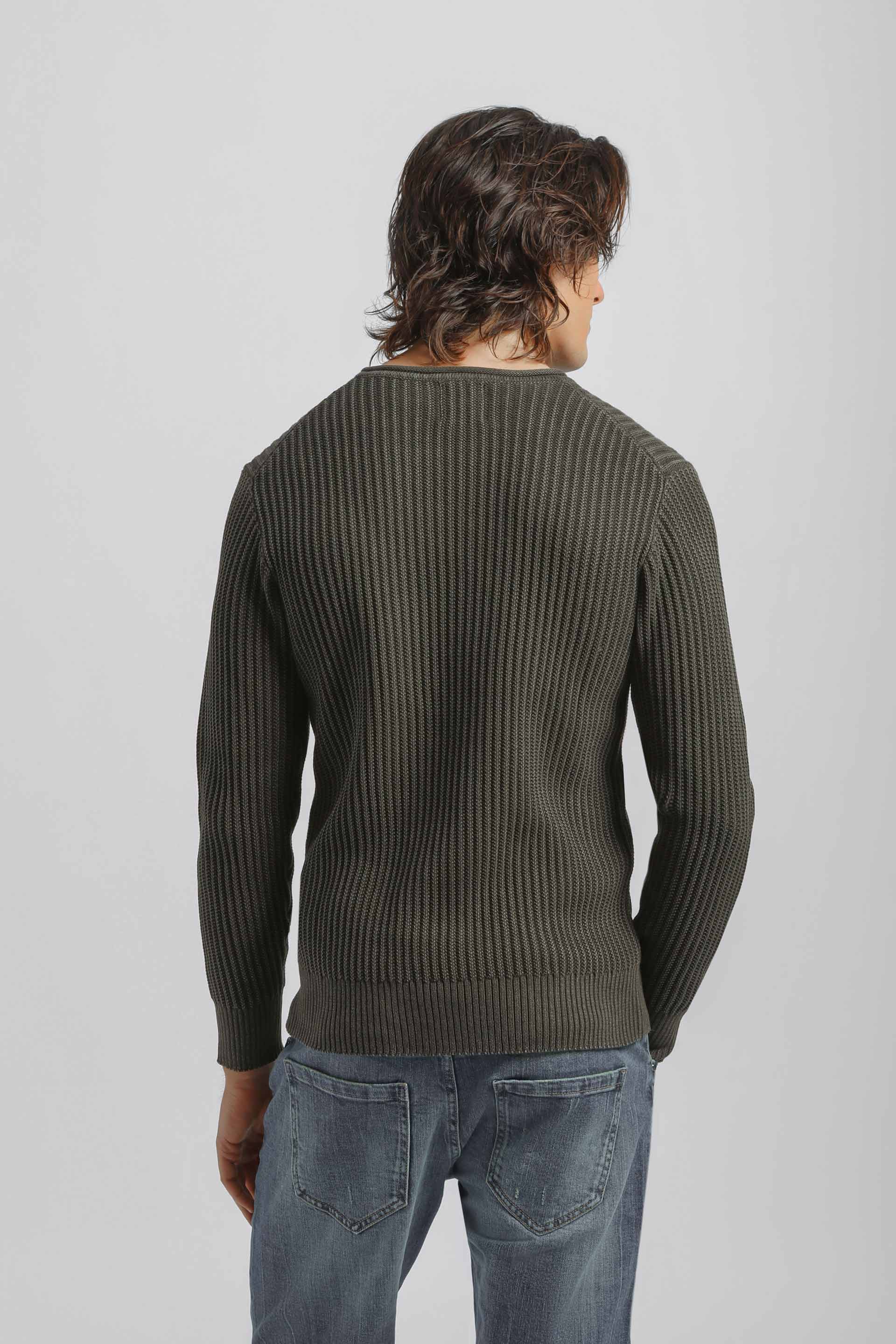 Maglia girocollo 100% cotone|Colore:Verde