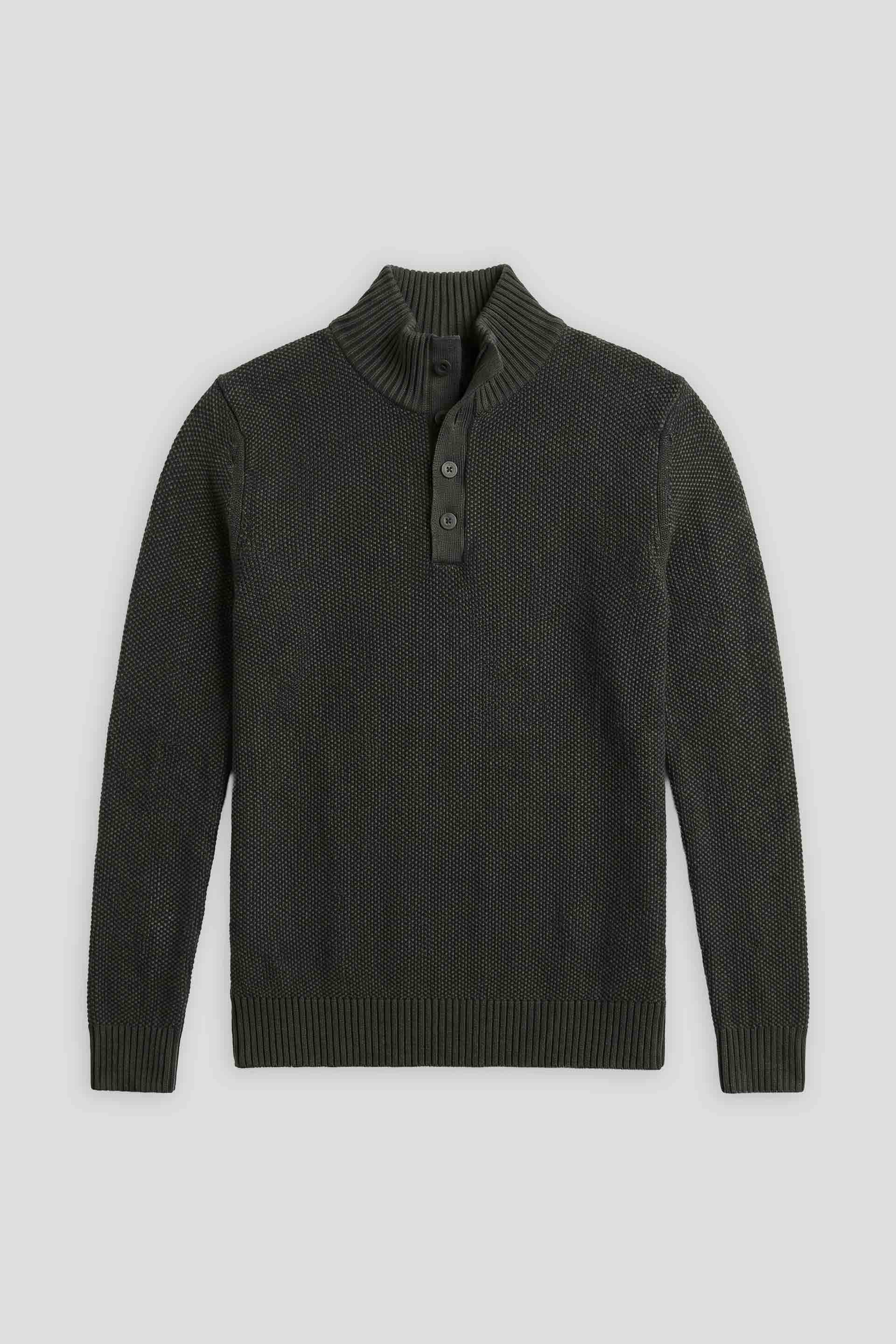 Lupetto con bottoni 100% cotone|Colore:Nero