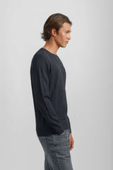 Maglia girocollo strutturata|Colore:Blue