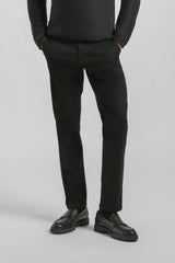 Pantaloni chino misto cotone|Colore:Nero
