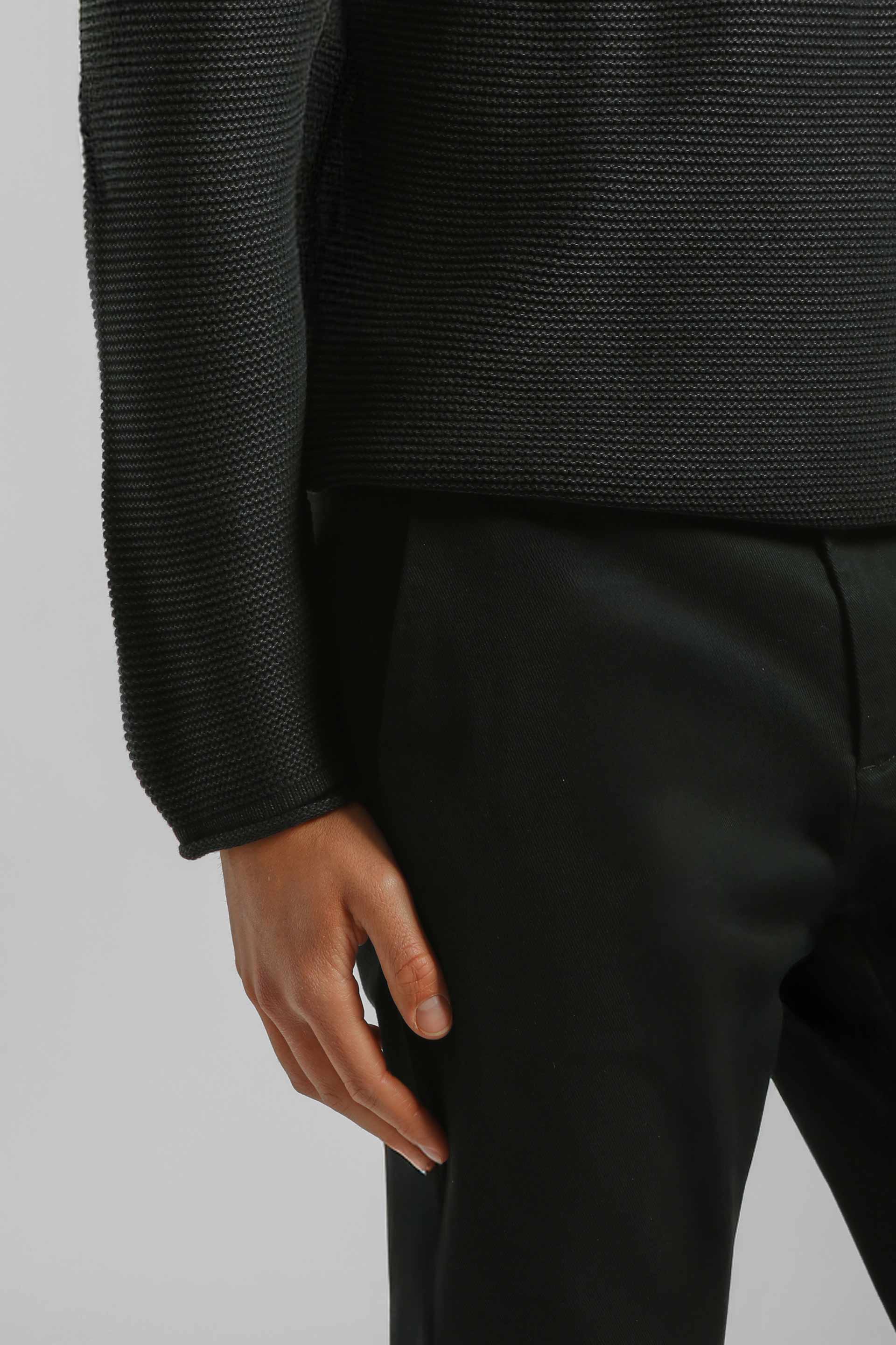 Pantaloni chino misto cotone|Colore:Nero