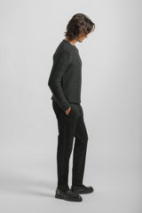 Pantaloni chino misto cotone|Colore:Nero