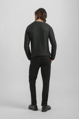 Pantaloni chino misto cotone|Colore:Nero