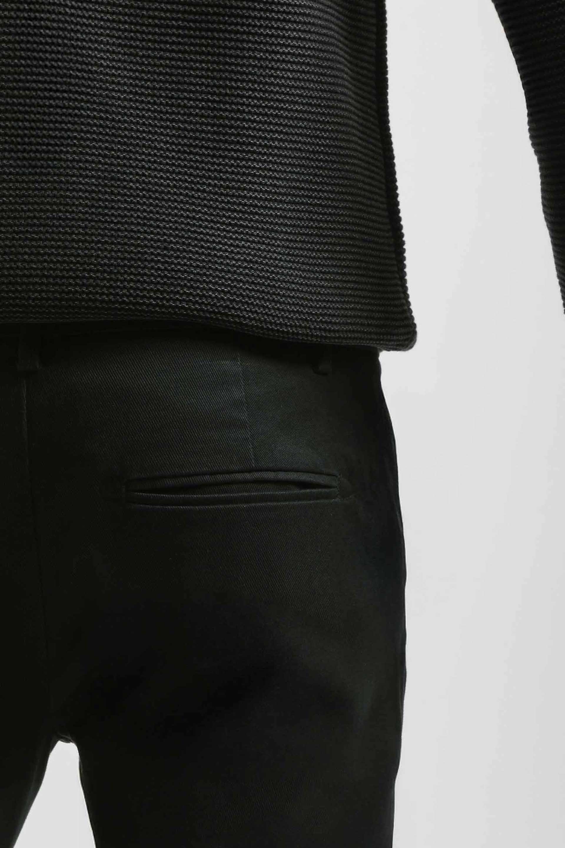 Pantaloni chino misto cotone|Colore:Nero