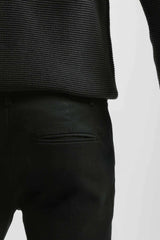 Pantaloni chino misto cotone|Colore:Nero